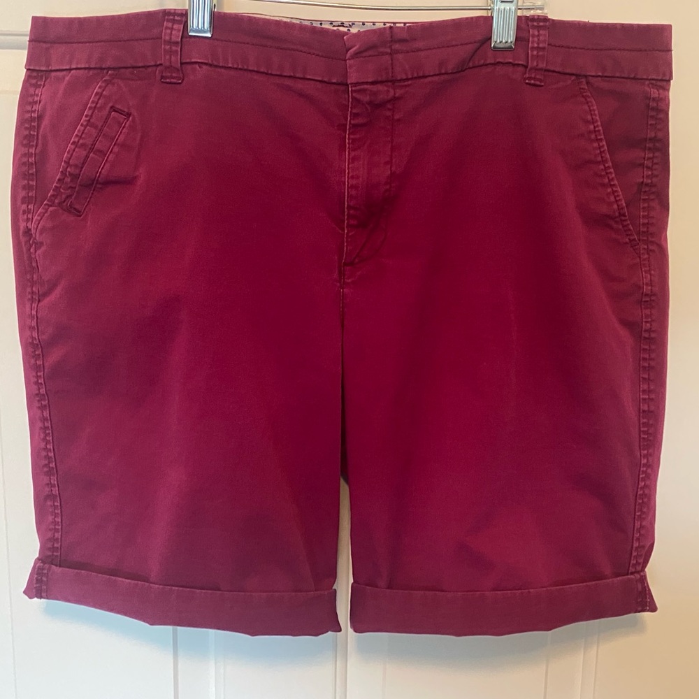 Women's Burgundy 16 JCP Shorts